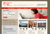 Passion for Property website - local letting agent